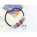 Bracelet d&#39;amitié Bracelet en cuir marron Bracelet Fashioin Accessoires Bracelet